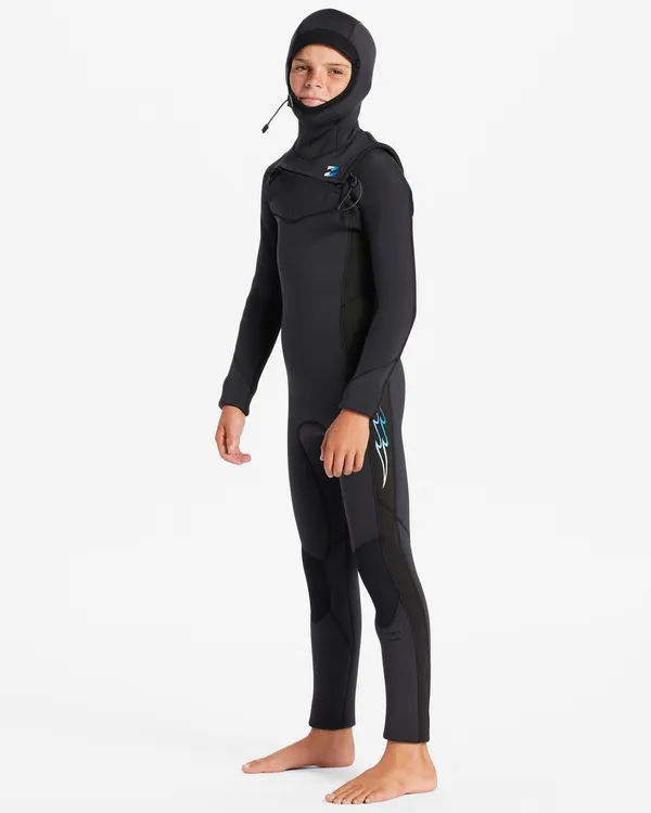5/4MM ABSOLUTE  TRAJE DE SURF CON CREMALLERA EN EL PECHO Y CAPUCHA PARA CHICOS 816