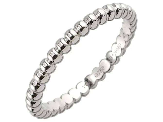 Anillo Perlee de Van Cleef & Arpels en oro blanco de 18K 