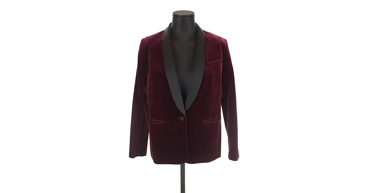Autre Marque chaqueta de algodón Roja 