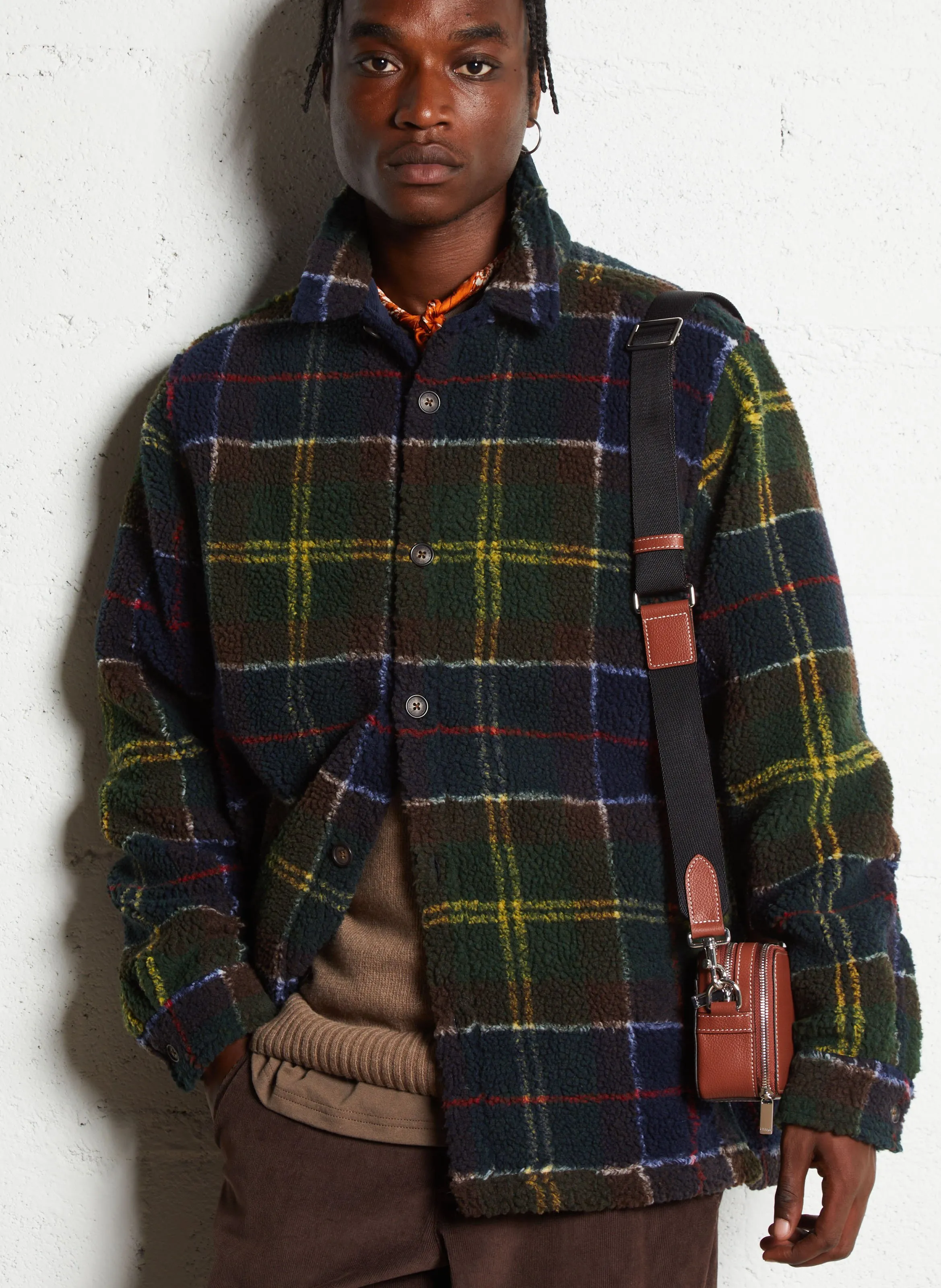 BARBOUR BRYSON  SOBRECAMISA RECTA CON CUELLO CLáSICO EN MULTICOLOR