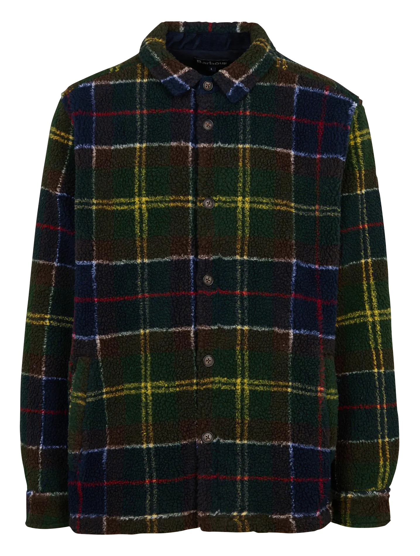 BARBOUR BRYSON  SOBRECAMISA RECTA CON CUELLO CLáSICO EN MULTICOLOR