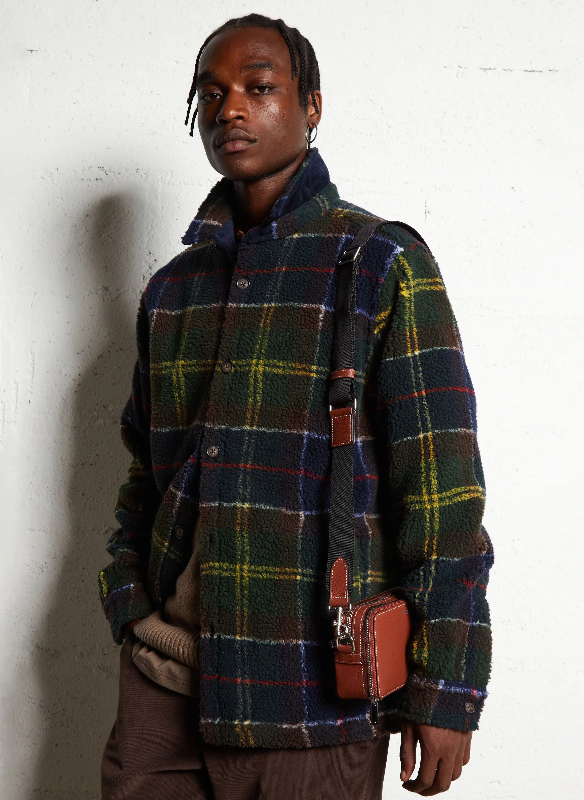 BARBOUR BRYSON  SOBRECAMISA RECTA CON CUELLO CLáSICO EN MULTICOLOR