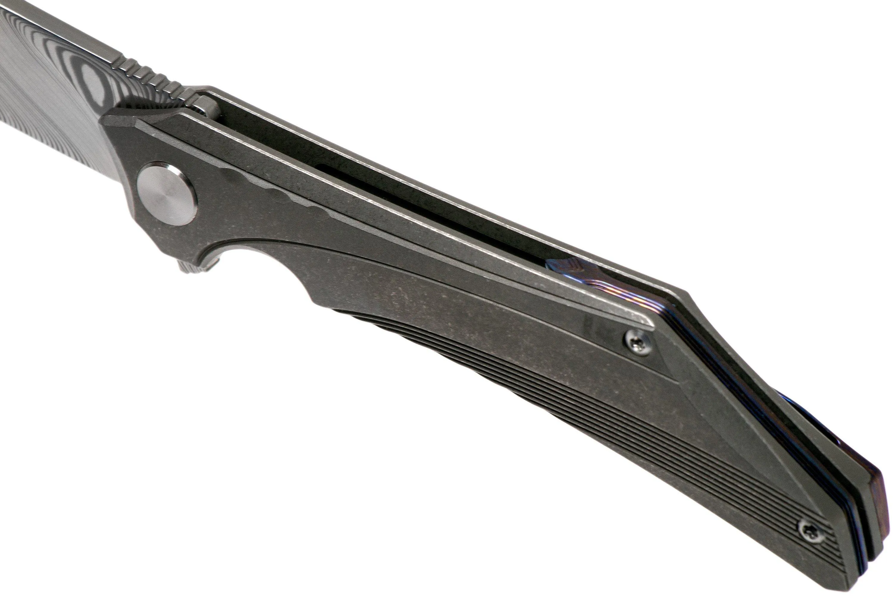 Bestech Kamoza BT1911D Damasteel Grey navaja