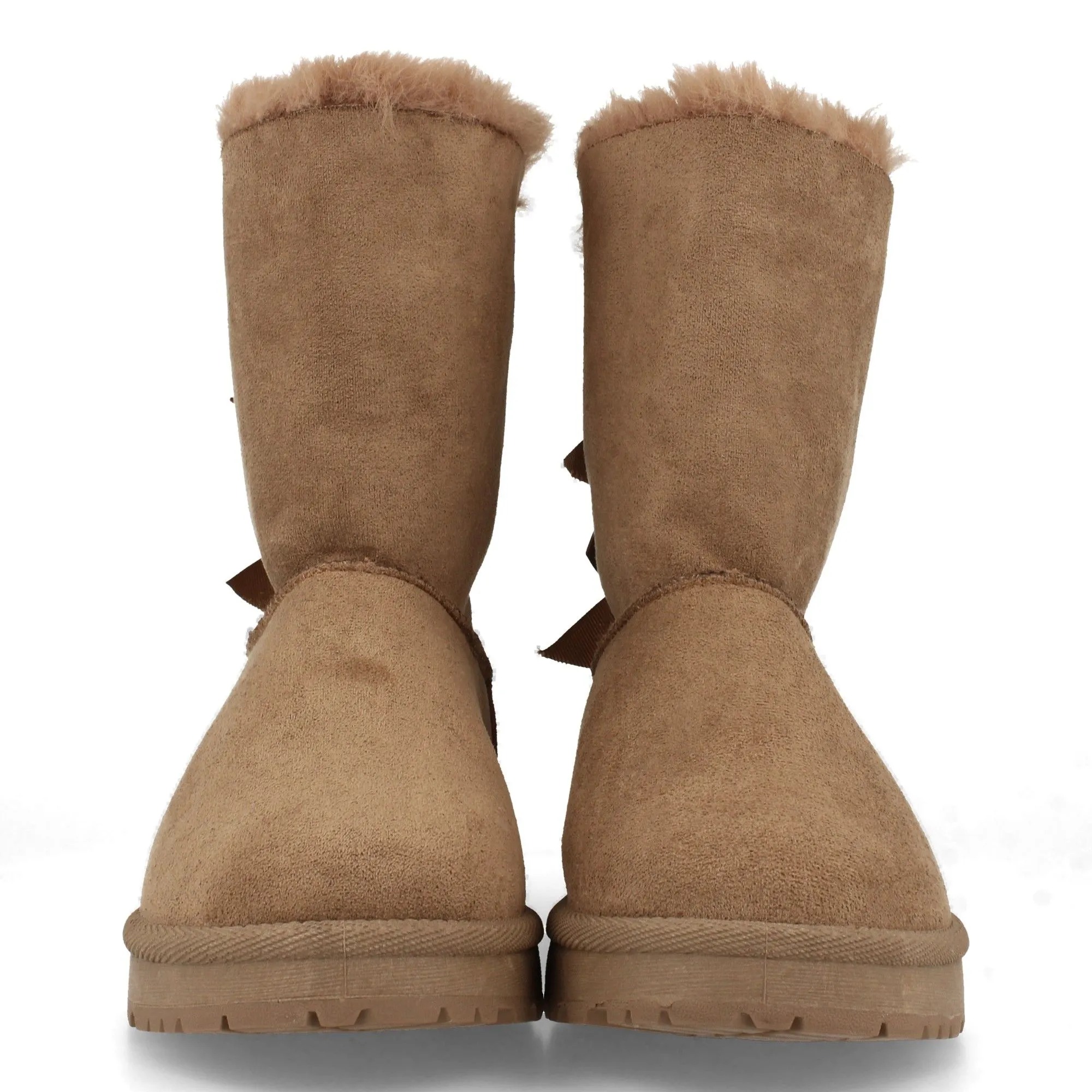 Botas australianas con lazo camel mujer
