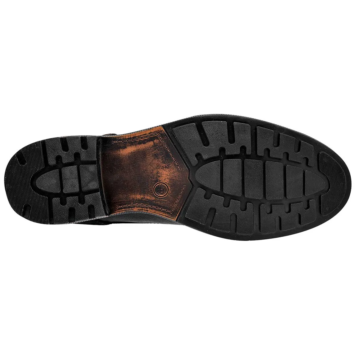 Botas casuales Exterior Sintético Color Negro Con Camel Para Hombre De Negro Total