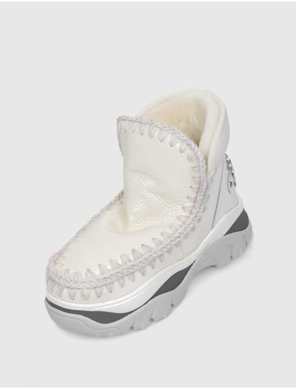 BotÍn Mou Chunky Eskimo Sneaker Big Logo Beig