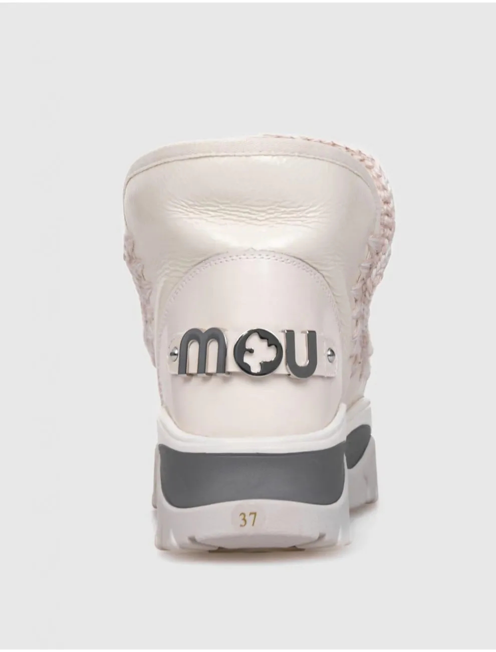 BotÍn Mou Chunky Eskimo Sneaker Big Logo Beig