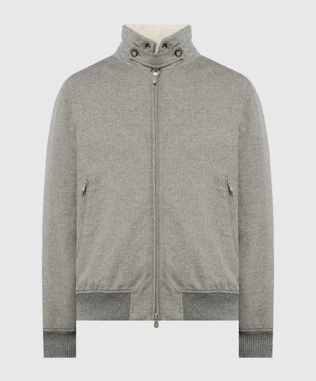 Brunello Cucinelli Gray cashmere jacket