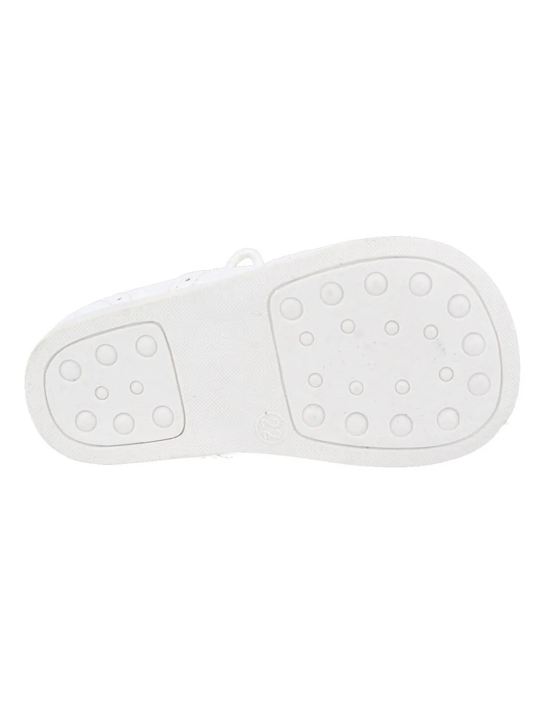 BUBBLE KIDS  ZAPATO INGLéS BORLONES BLANCO