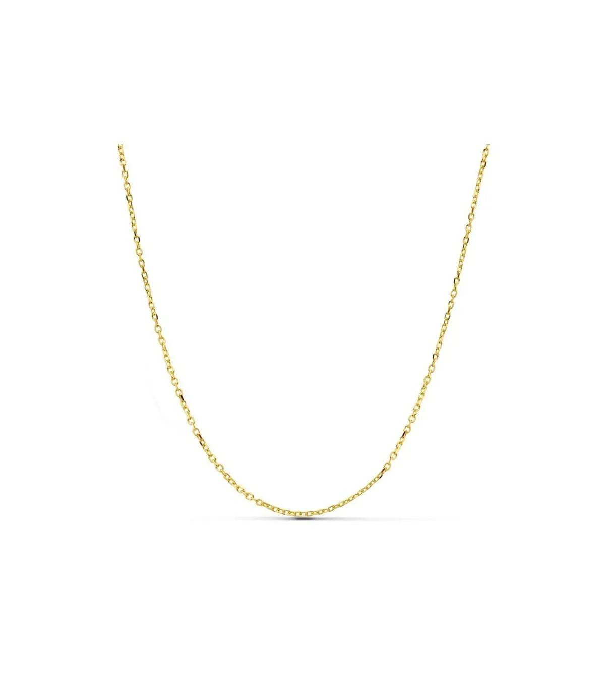 Cadena Forzada 1.2mm Oro 18 K 40cm