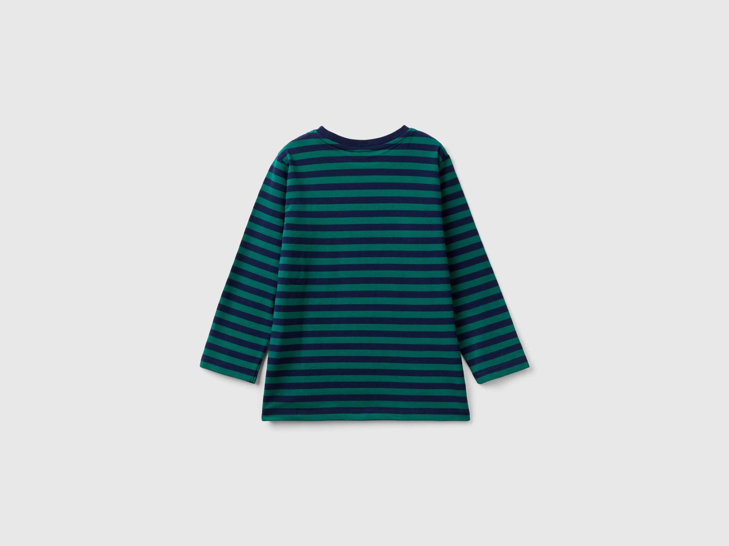 Camiseta de rayas de 100 % algodón