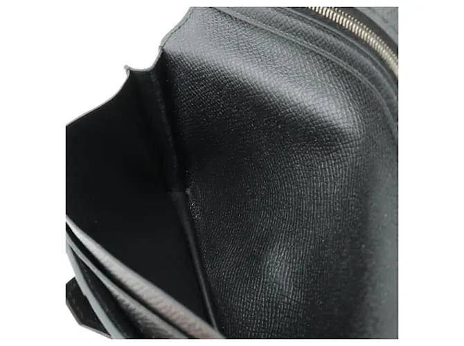 CARTERA LARGA BIFOLD SOUFFLET BEARN DE HERMèS NEGRO 