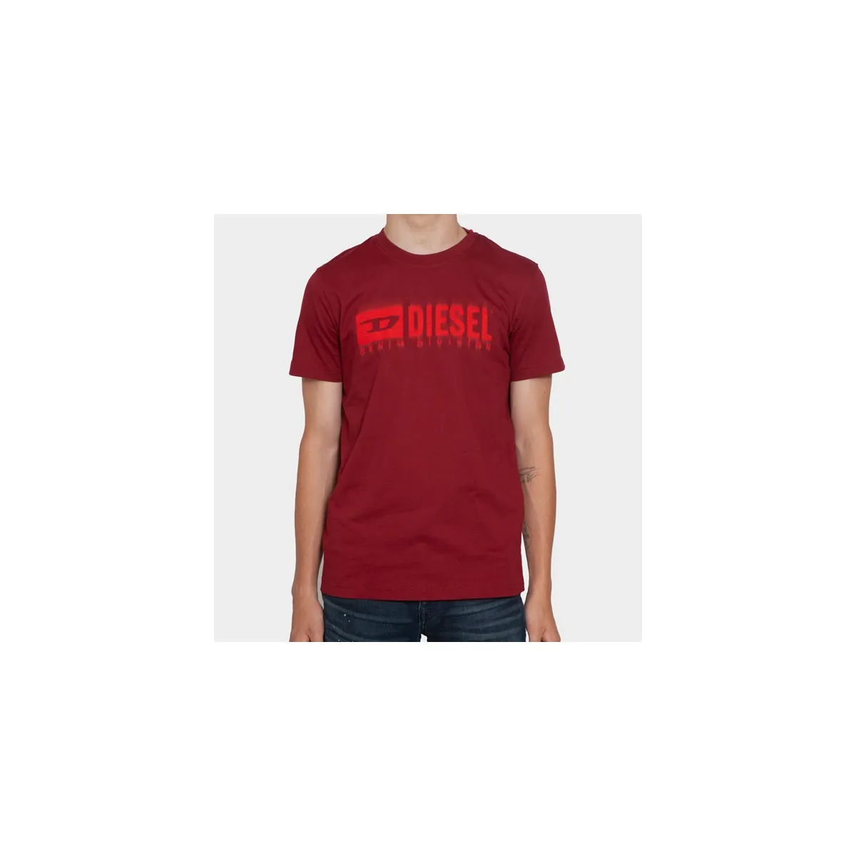 DIESEL  CAMISETA ROJA