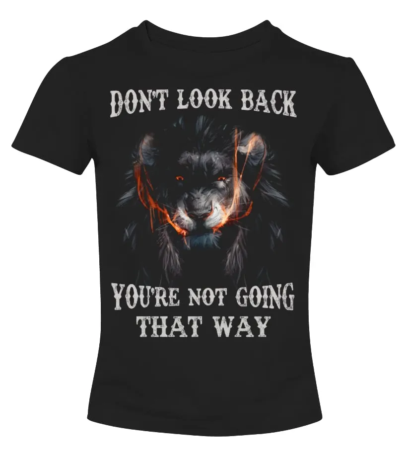 DON'T LOOK BACK Camiseta cuello redondo Mujer