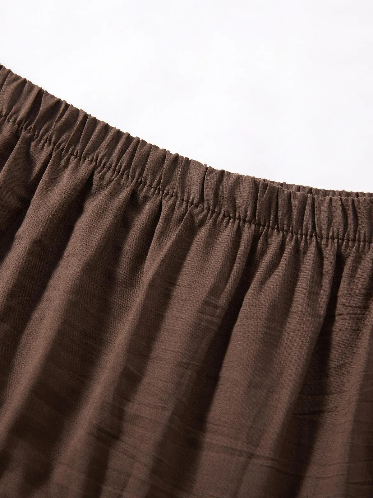 Falda midi vintage a capas