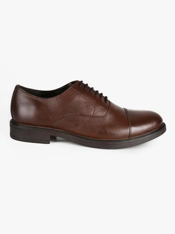 Halland Zapatos oxford Oxford en piel marrón.