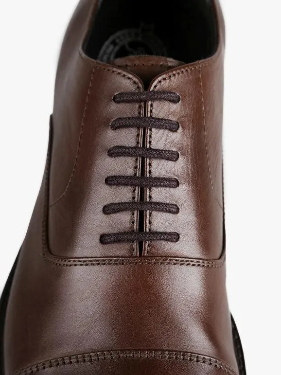 Halland Zapatos oxford Oxford en piel marrón.