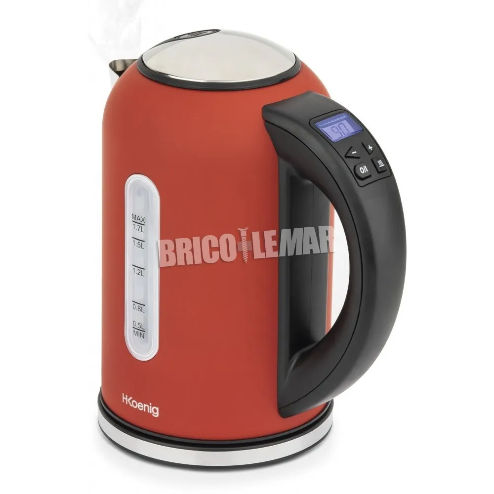 Hervidor eléctrico 2200W 1.7W base giratoria 360° H.Koenig BOE54
