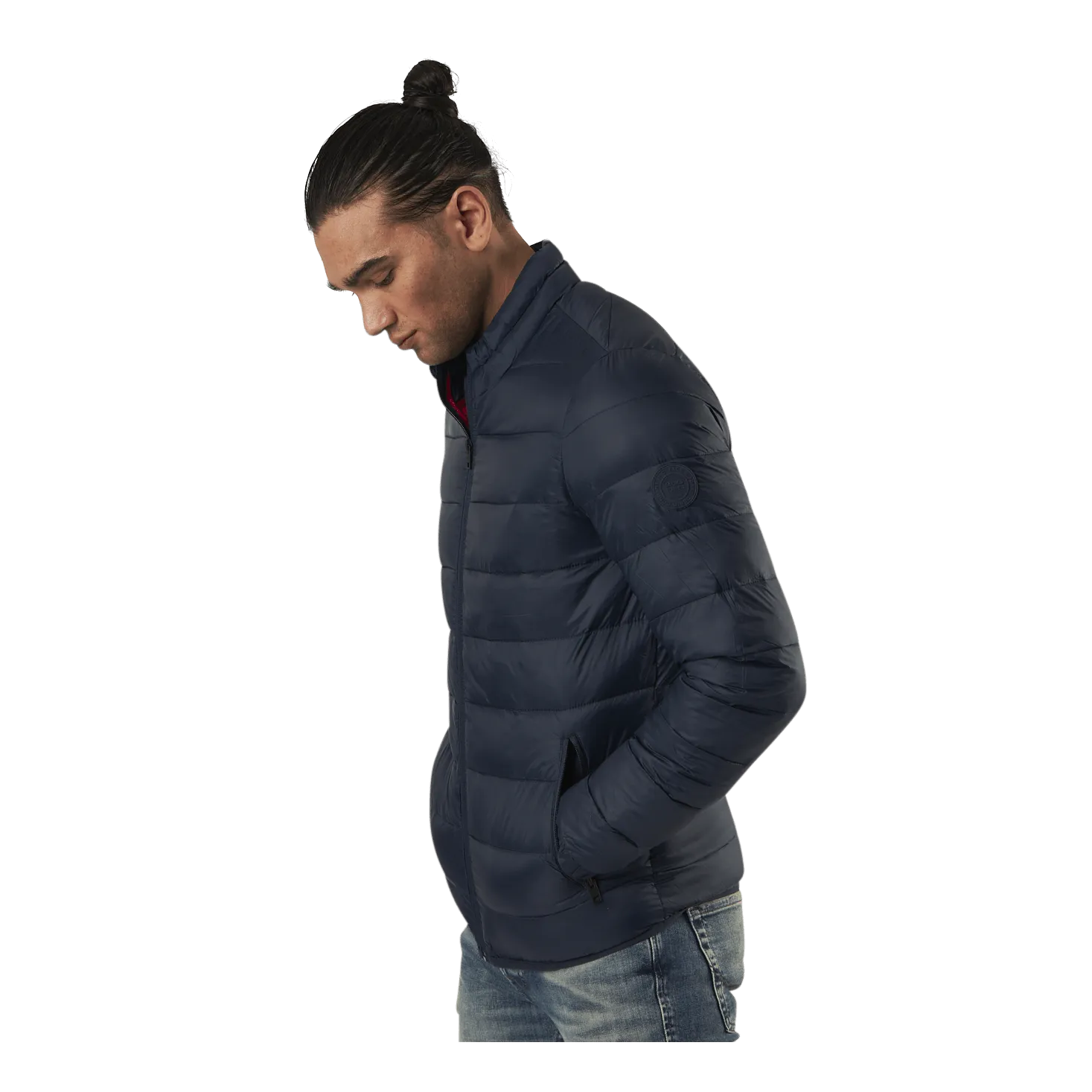 Jack & Jones Magic Puffer Collar Blue