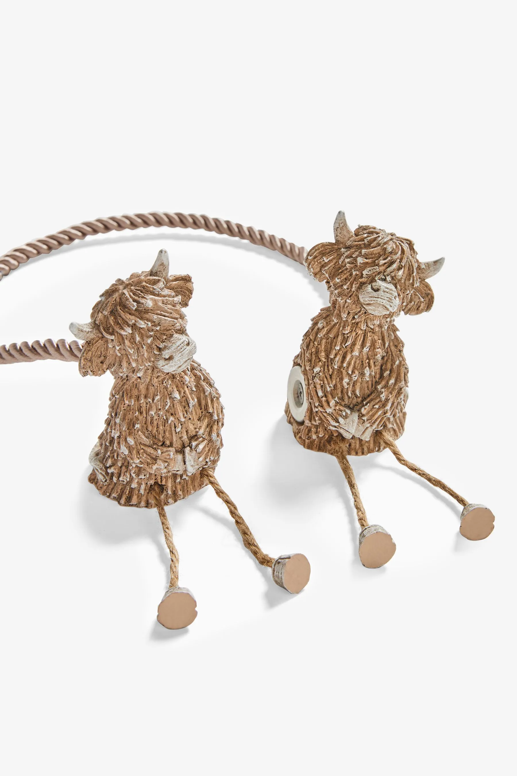 Juego de 2 abrazaderas magnéticas para cortinas de Hamish The Altoland Cow