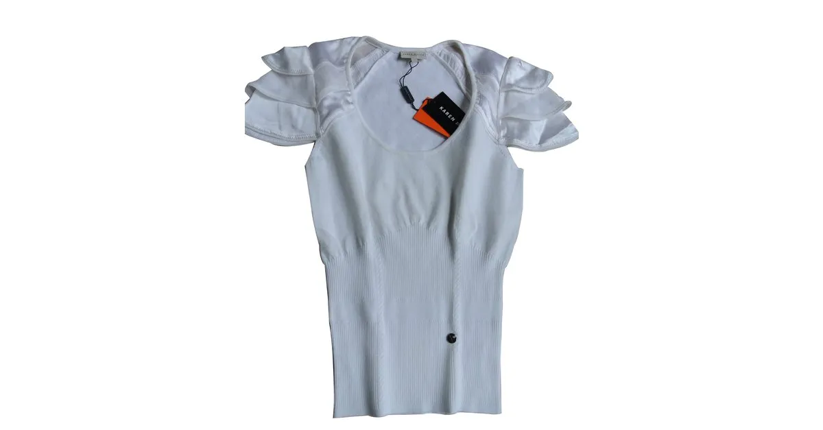 Karen Millen Tops Blanco 