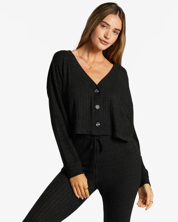 KEEP ON  JERSEY ABIERTO CON BOTONES PARA MUJER