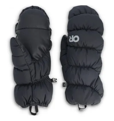 Manoplas Outdoor Research Manoplas de plumón Coldfront (negro)
