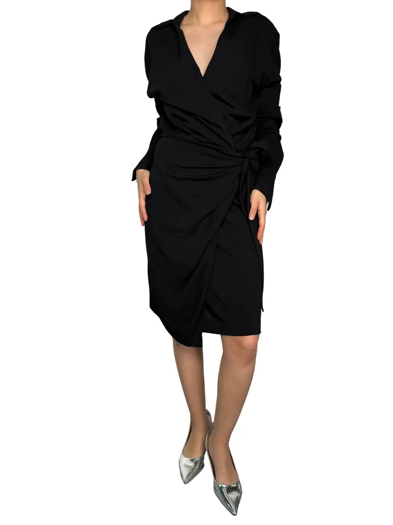 MASSIMO DUTTI Vestido Wrap Viscosa