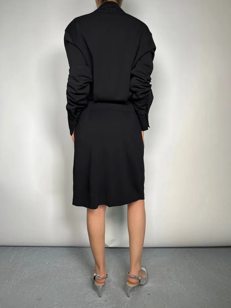 MASSIMO DUTTI Vestido Wrap Viscosa