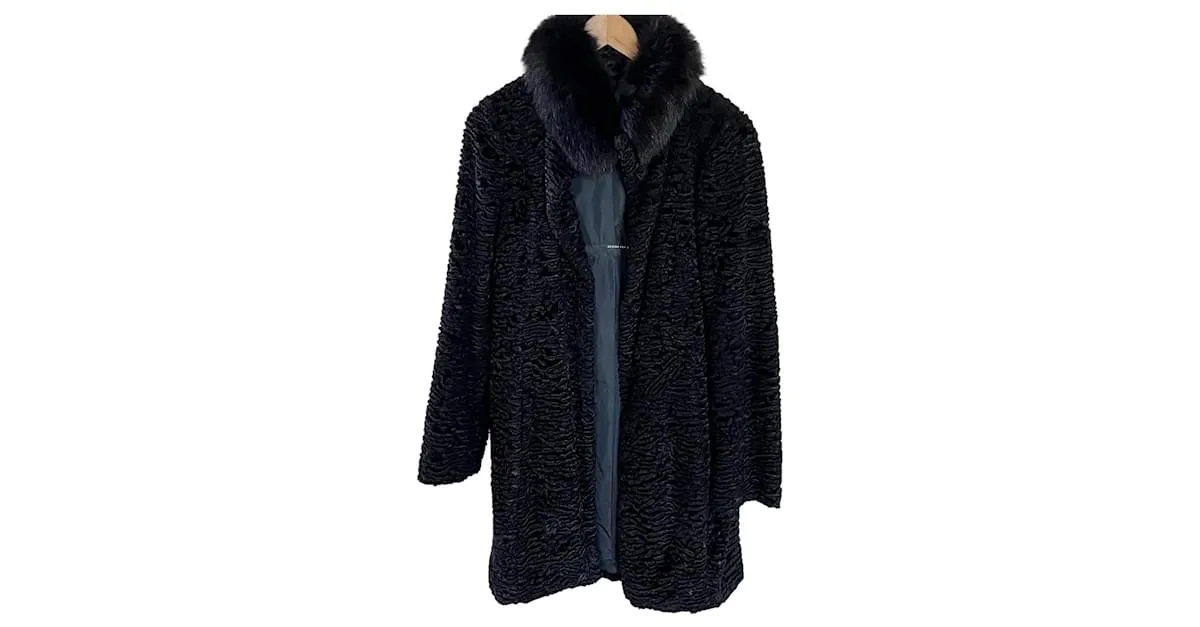 Max Mara Abrigos, Ropa de calle Negro 