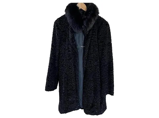 Max Mara Abrigos, Ropa de calle Negro 