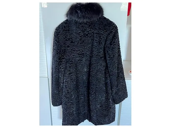 Max Mara Abrigos, Ropa de calle Negro 