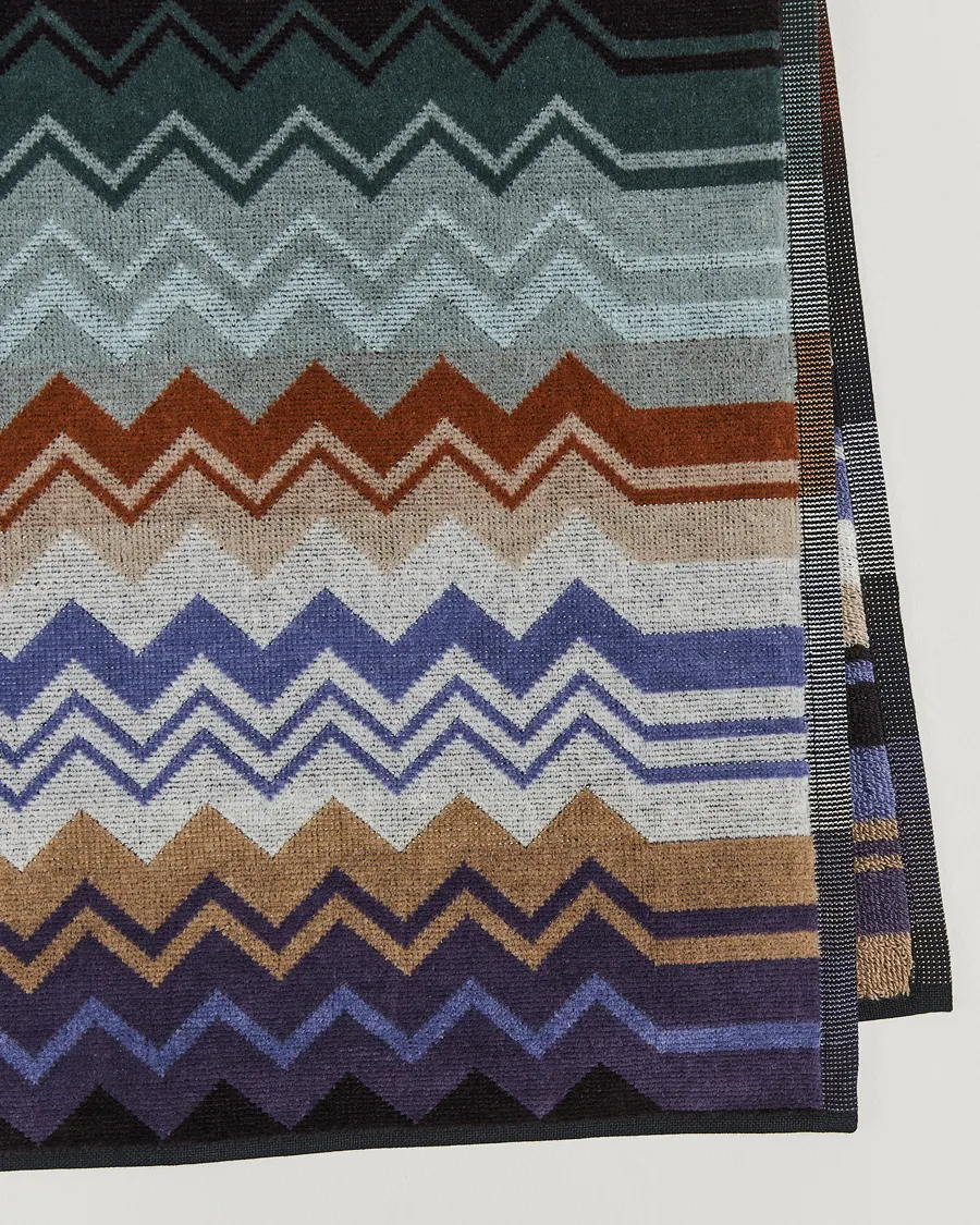 Missoni Home Giacomo Hand Towel 40x70cm Verde Multi