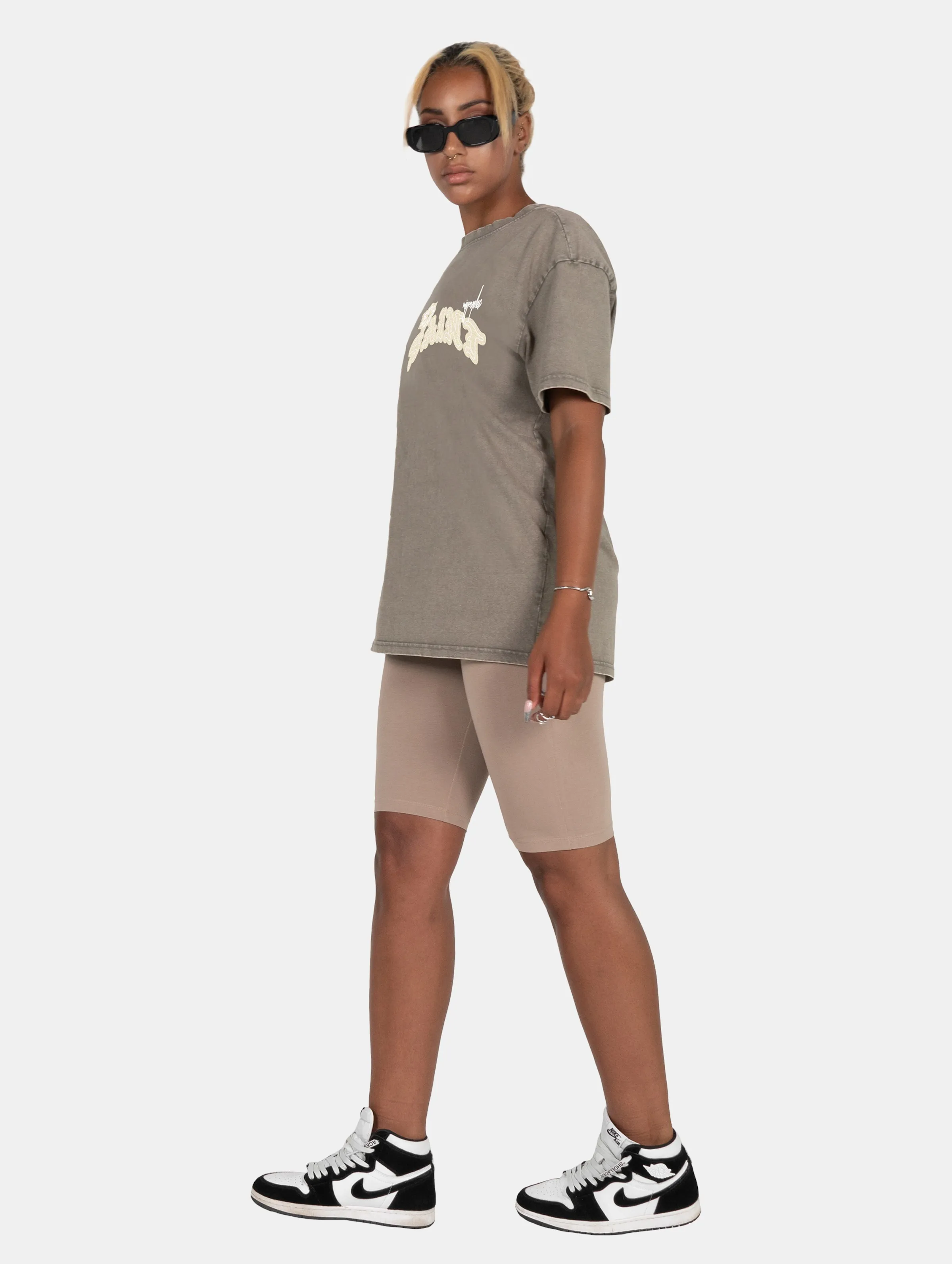 MJ GONZALES MJ GONZALES LADIES SAINT X ACID WASHED HEAVY OVERSIZED TSHIRTS