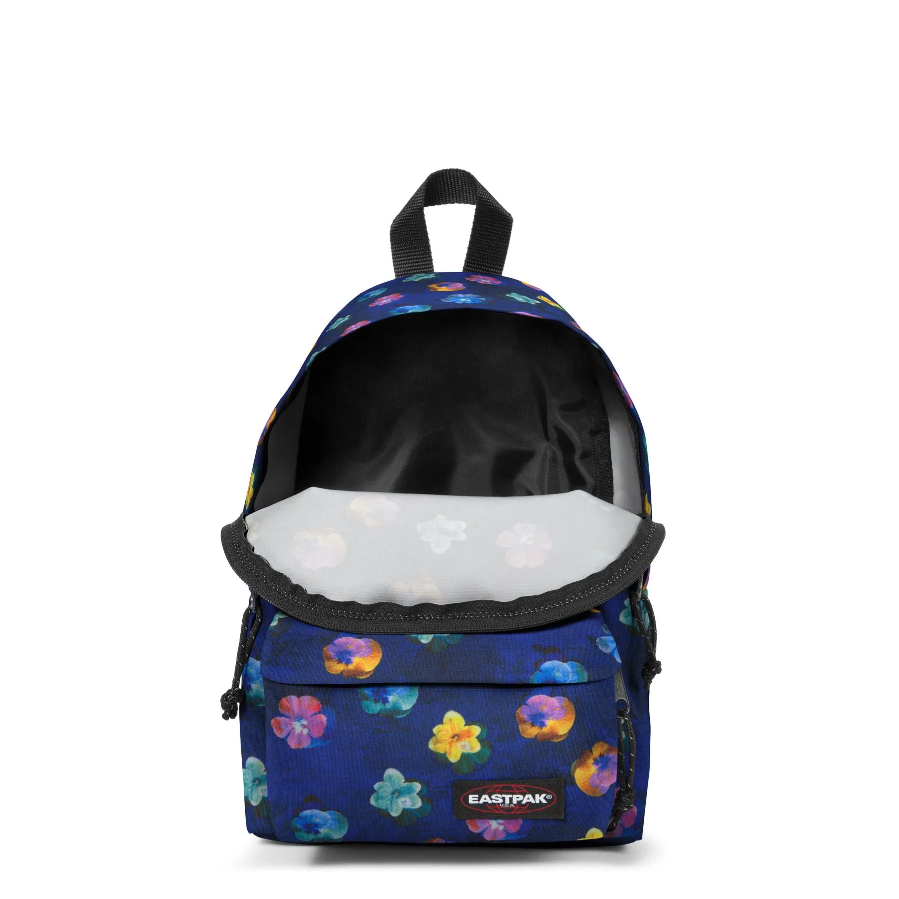 MOCHILA EASTPAK ORBIT XS 10 LITROS MOD. PEQUEñO EK0432O4 FLOWERBLU AZUL CON FLORES