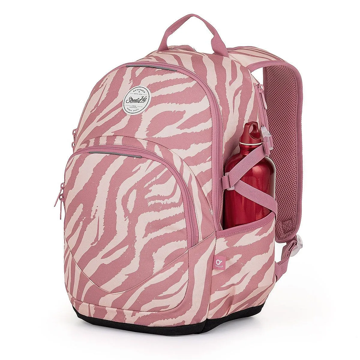 MOCHILA TOPGAL YOKO 23023  PINK/RIBS