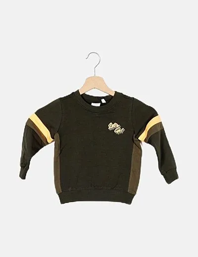 Name it Sudadera verde khaki