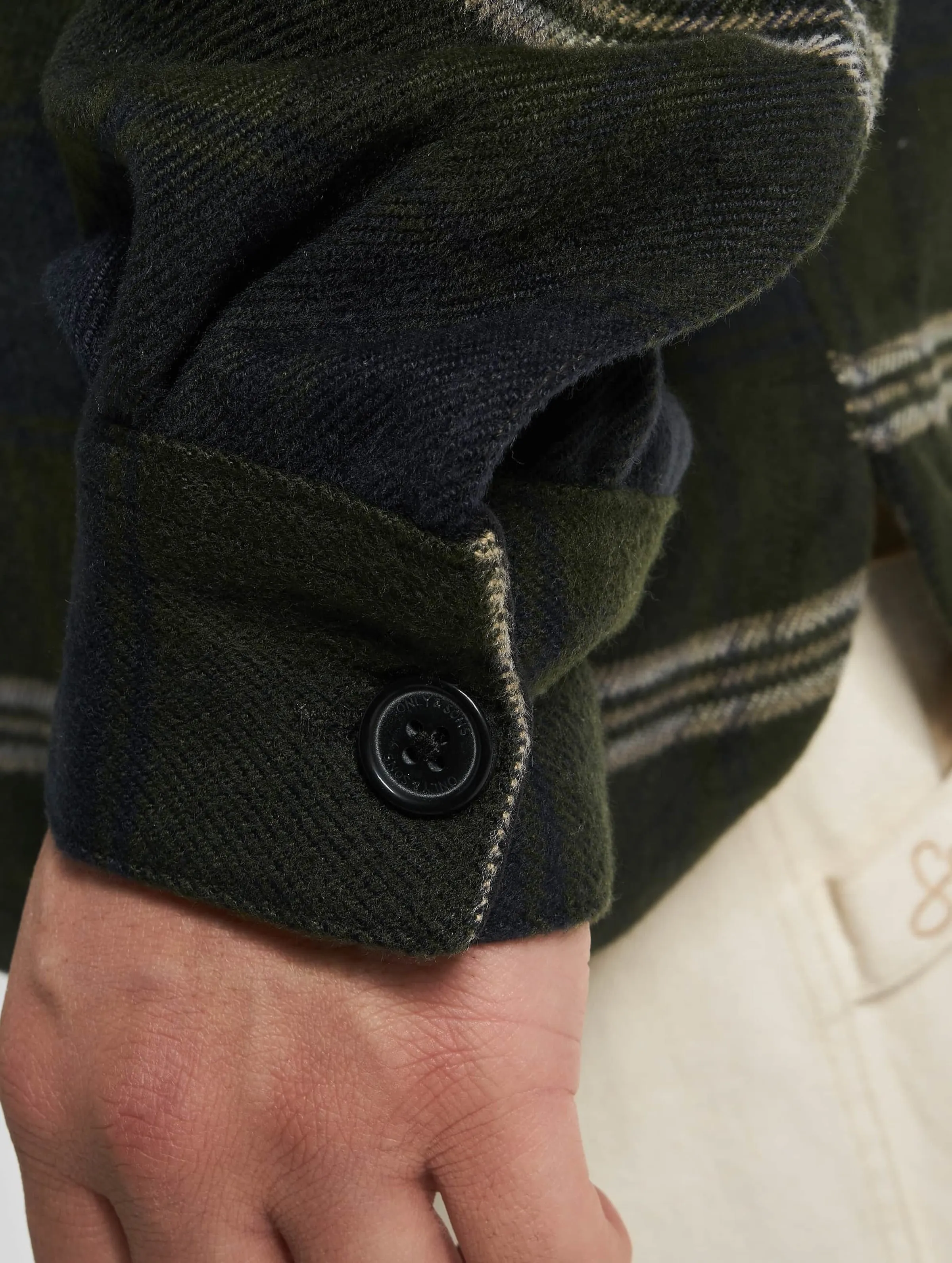 Only & Sons Ash Check