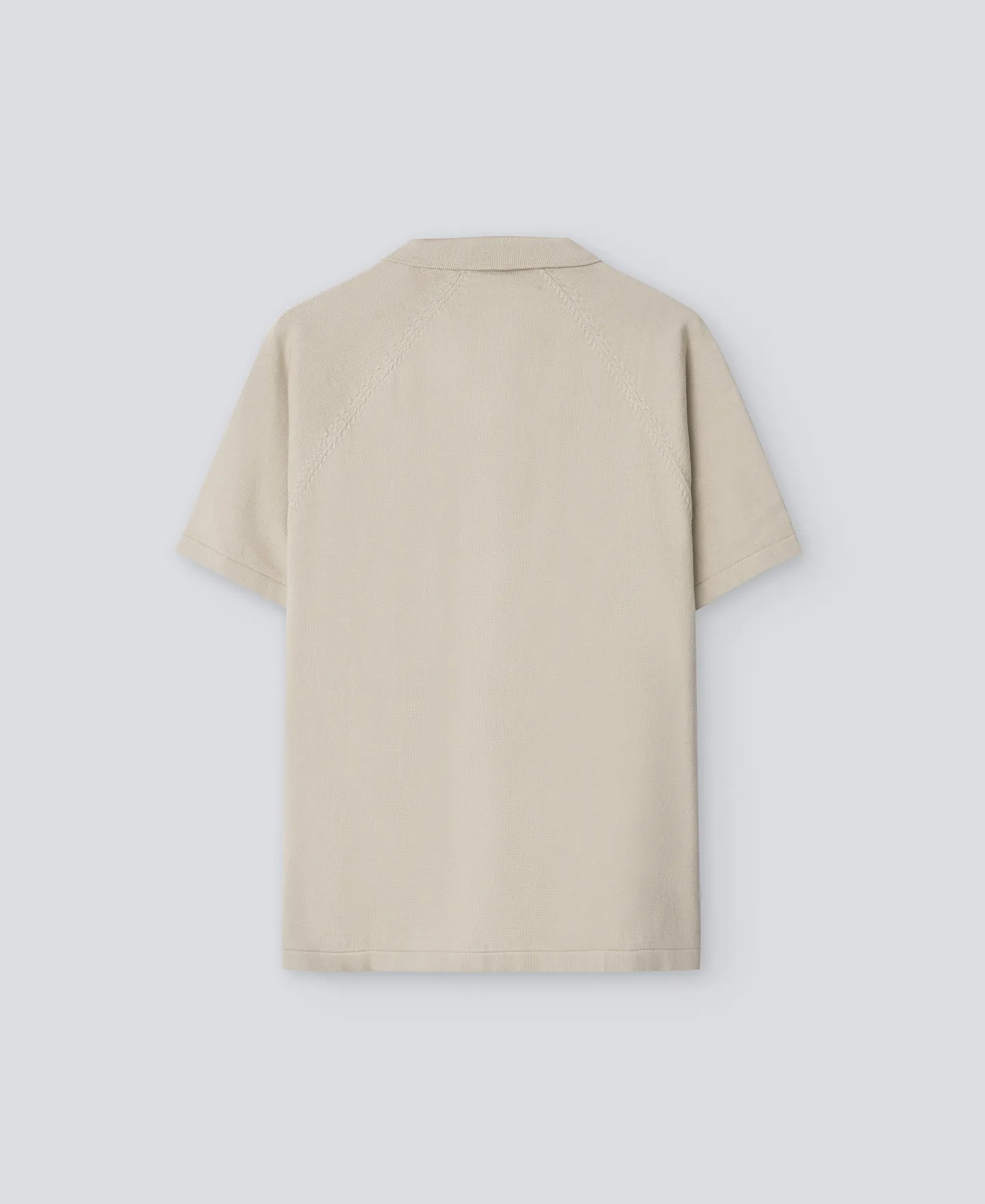 Polo en lino y algodón hombre