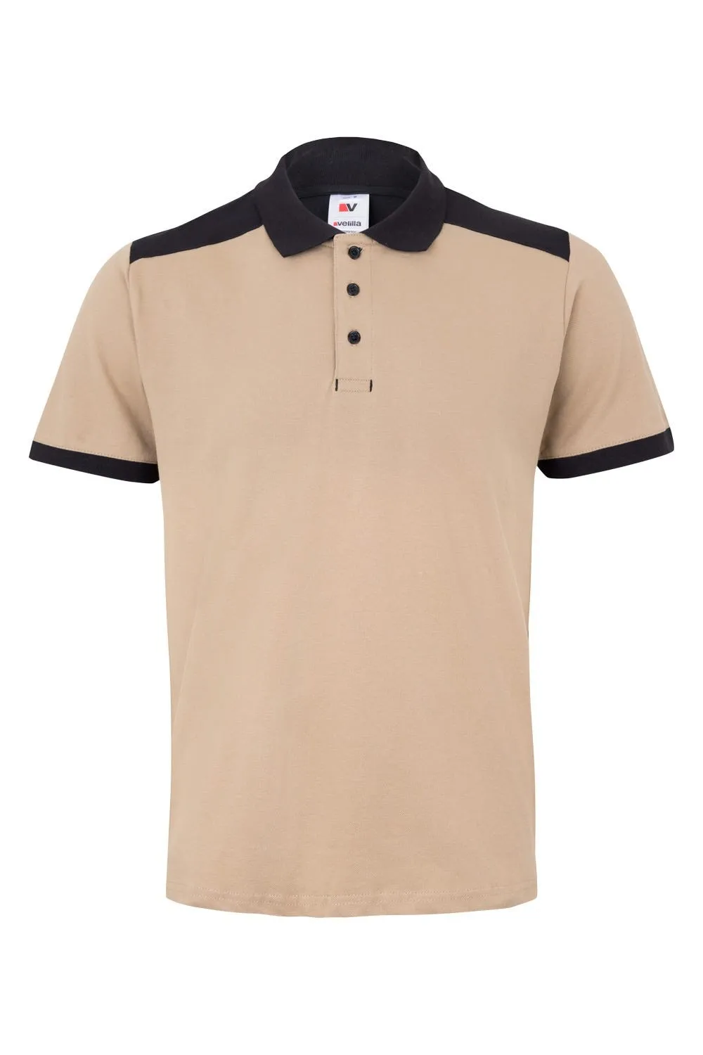 POLO M/C BICOLOR ELÁSTICO 