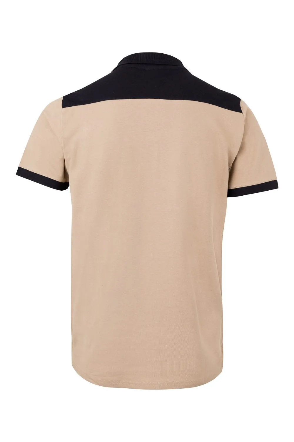 POLO M/C BICOLOR ELÁSTICO 