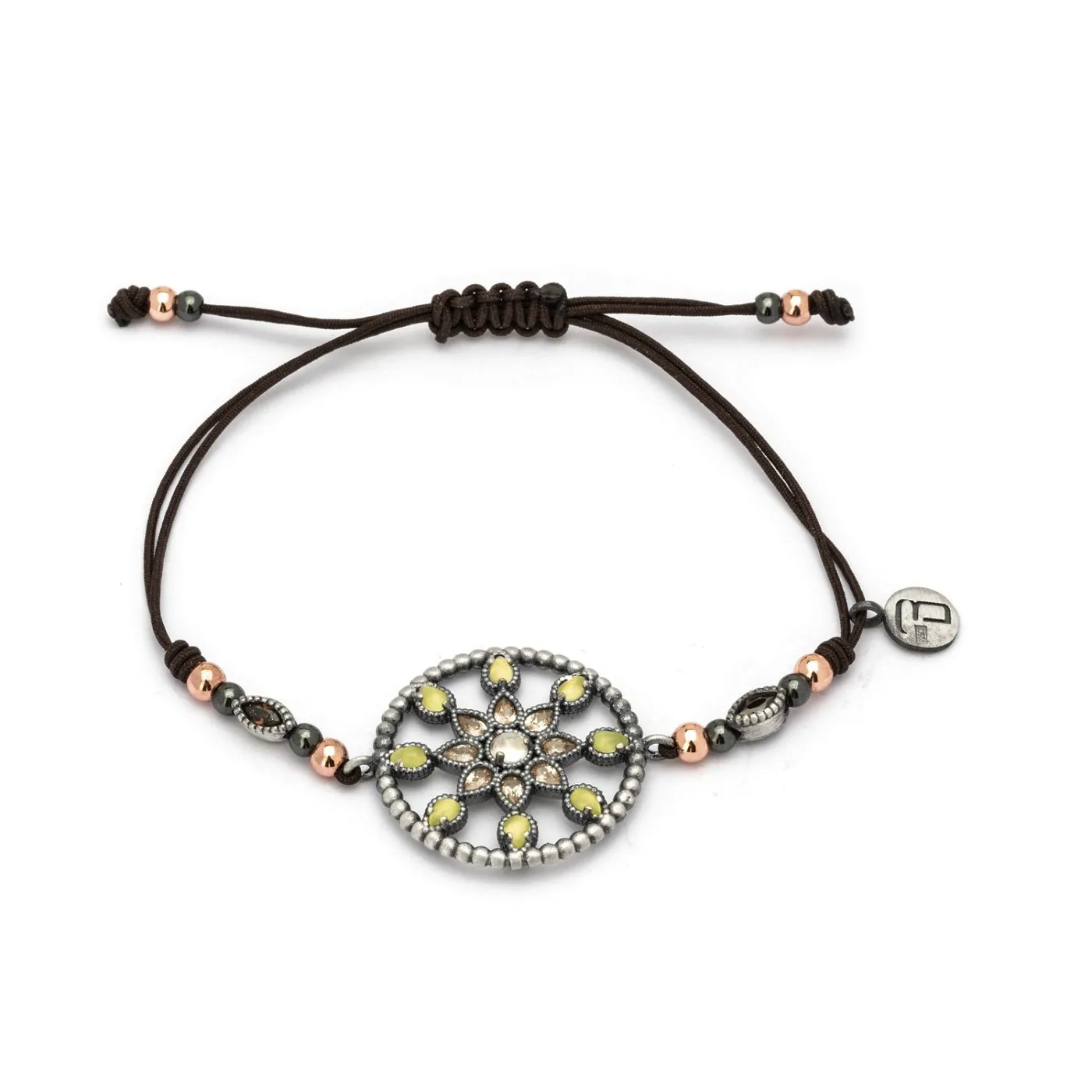 PULSERA OJO DE GATO, PIEDRA LUNA Y CIRCONITAS MA211