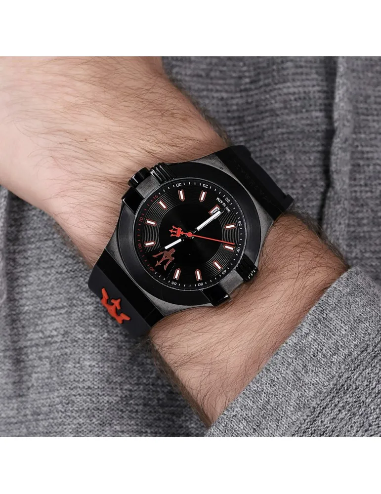 Reloj Maserati Potenza  caucho Hombre