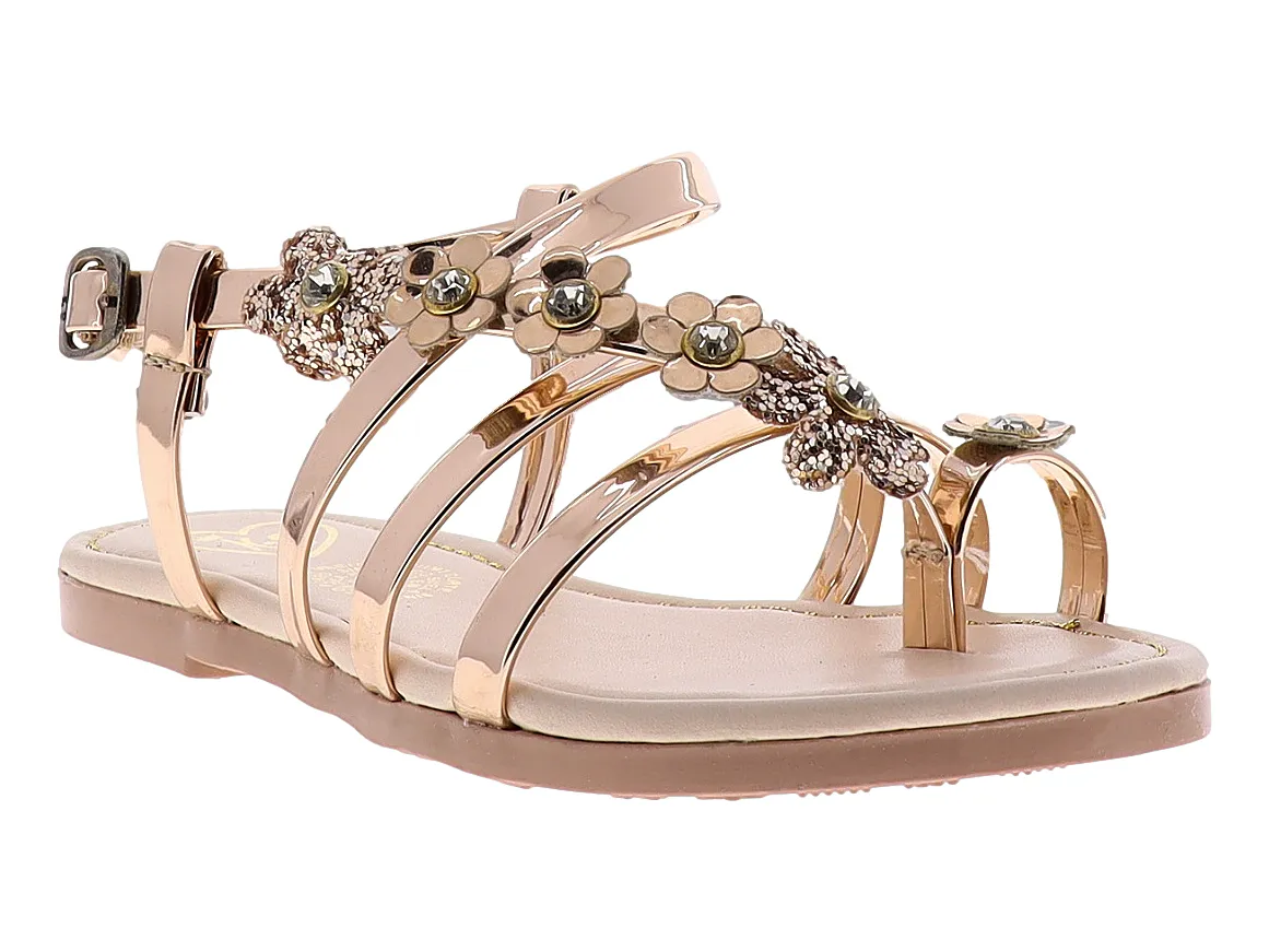 Sandalias Kassandra 2056 Oro Para Niña