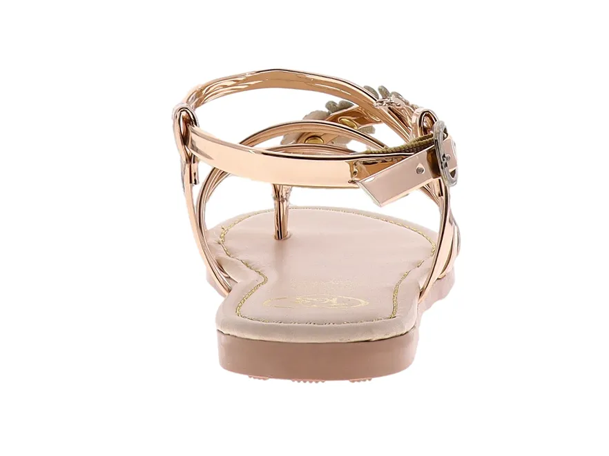 Sandalias Kassandra 2056 Oro Para Niña