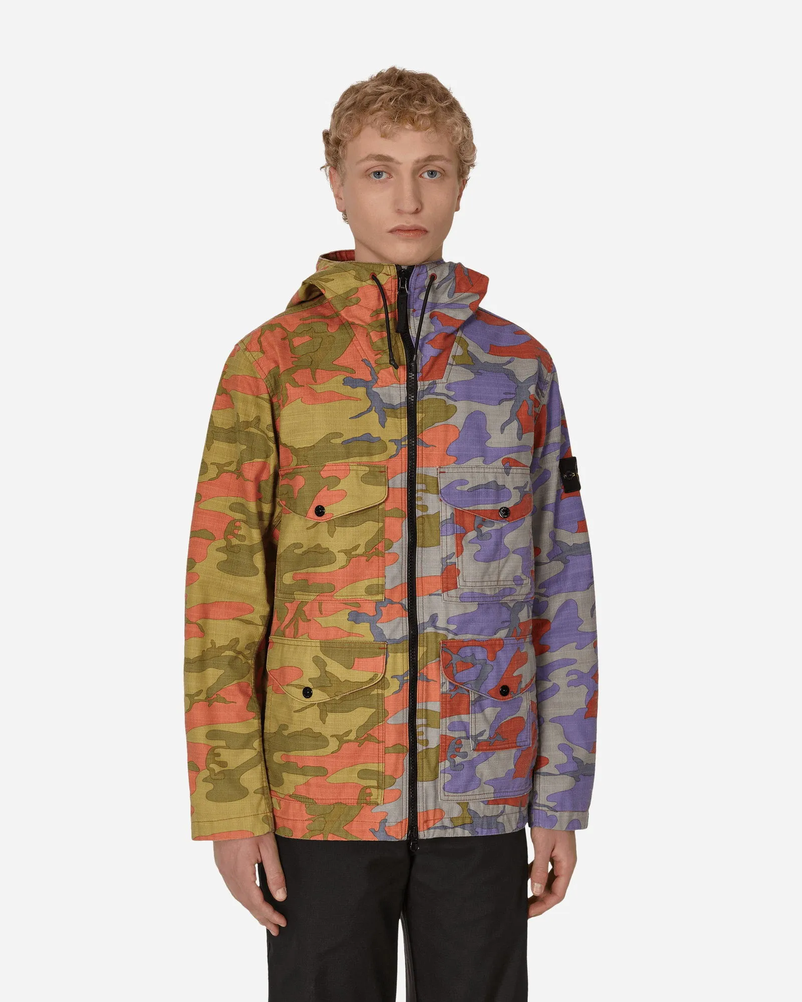 Stone Island Heritage Camo Hooded Light Jacket