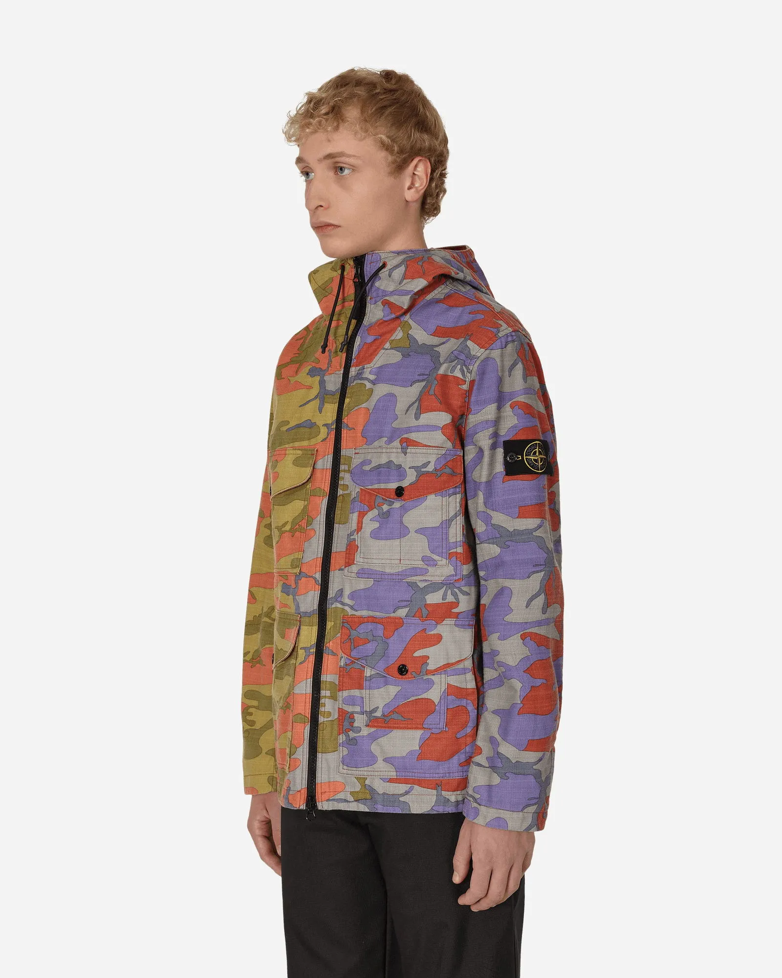 Stone Island Heritage Camo Hooded Light Jacket