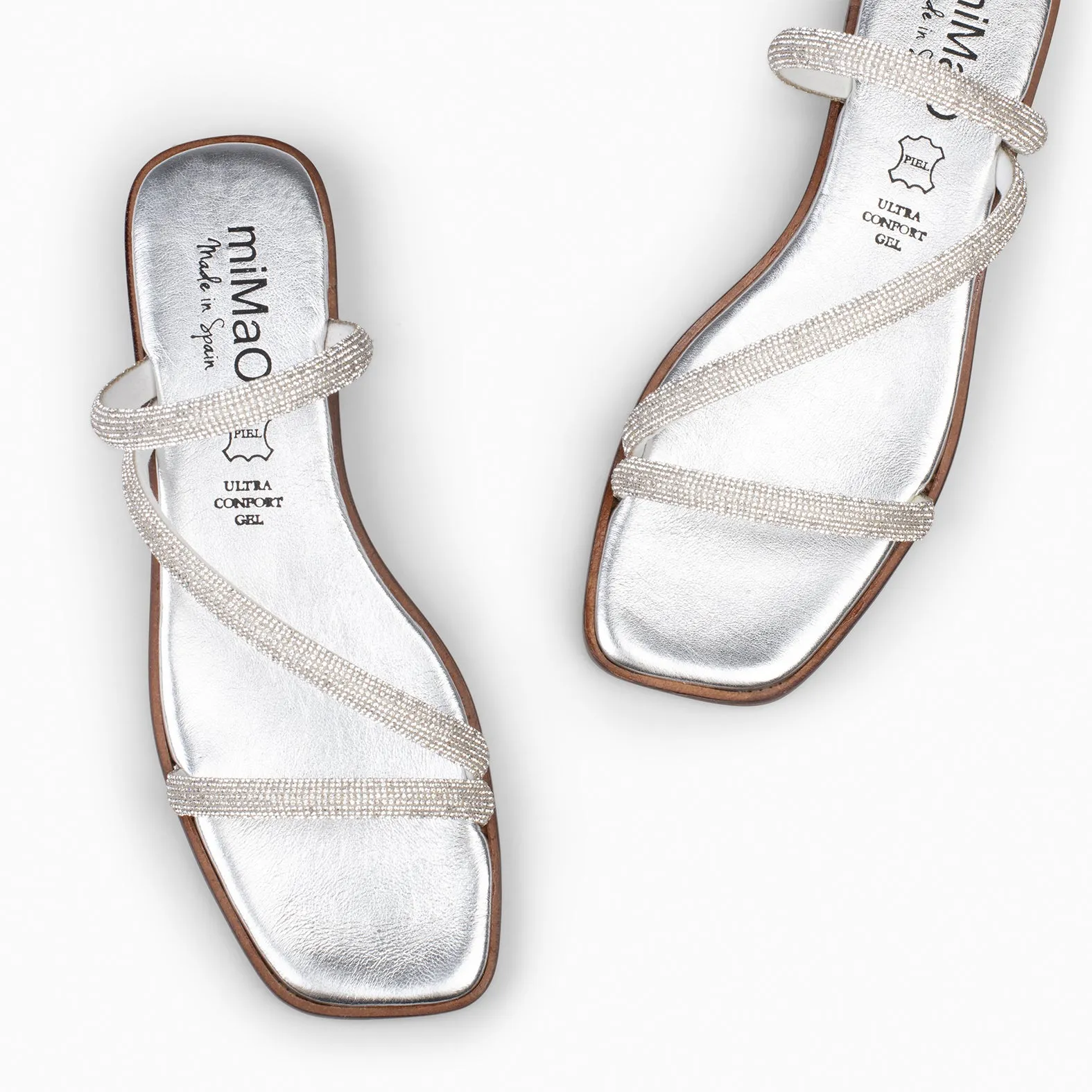 TALLÍN  SANDALIAS DE MUJER PLATA
