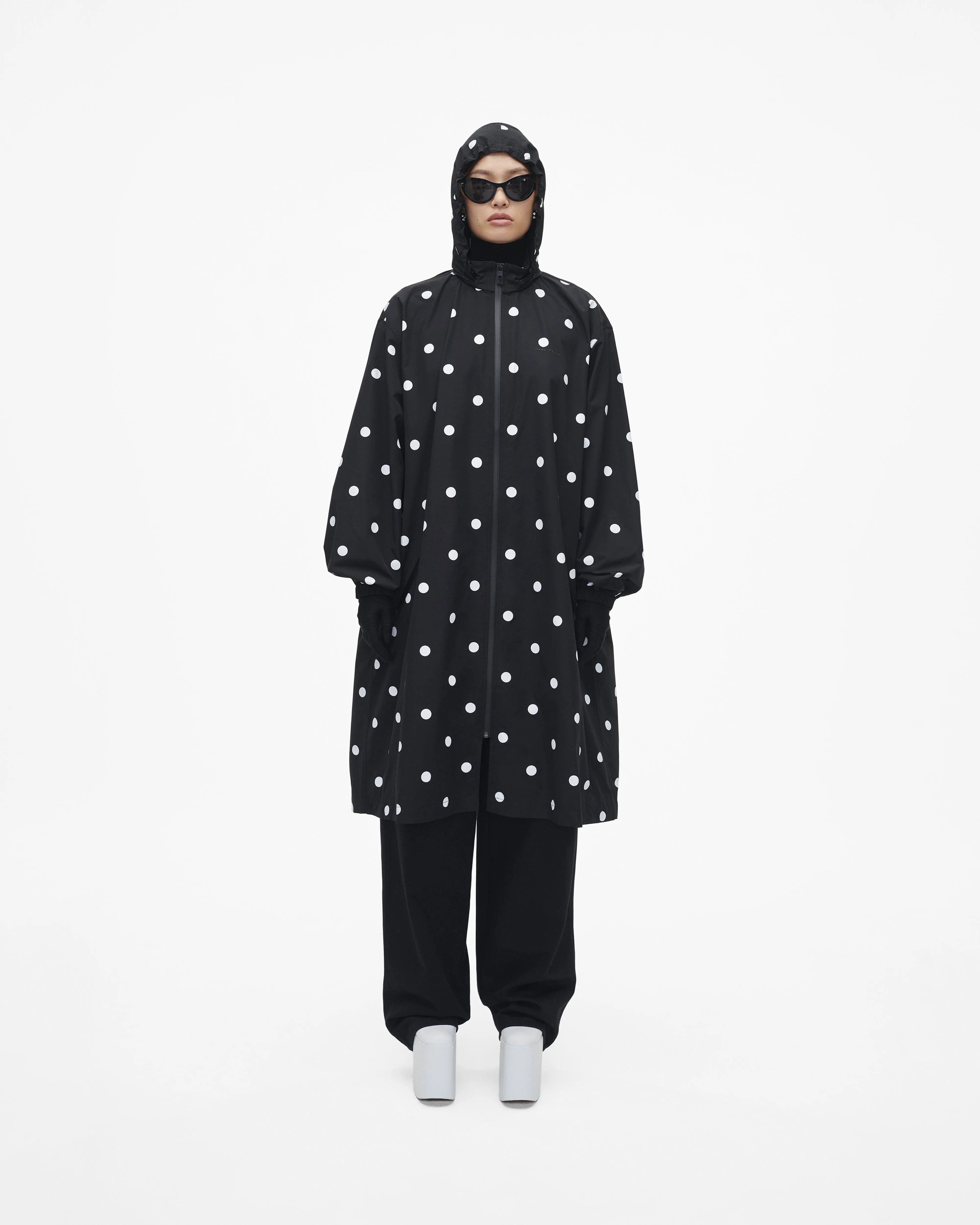 The Spots Long Windbreaker