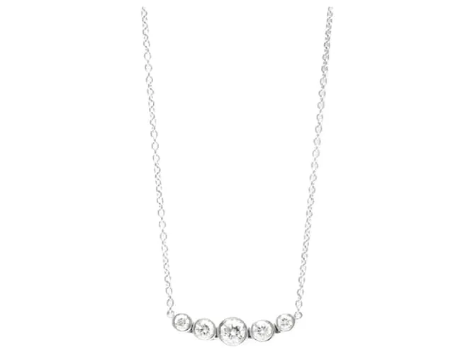 Tiffany & Co Collar graduado Tiffany Jazz Plata 